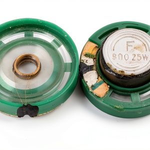 uxcell Green Metal Magnetic Speaker Horns for Computers-0