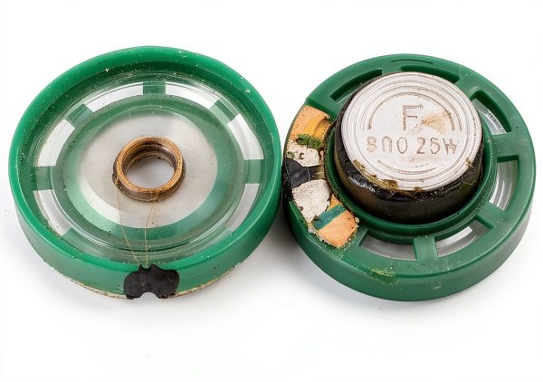 uxcell Green Metal Magnetic Speaker Horns for Computers-0