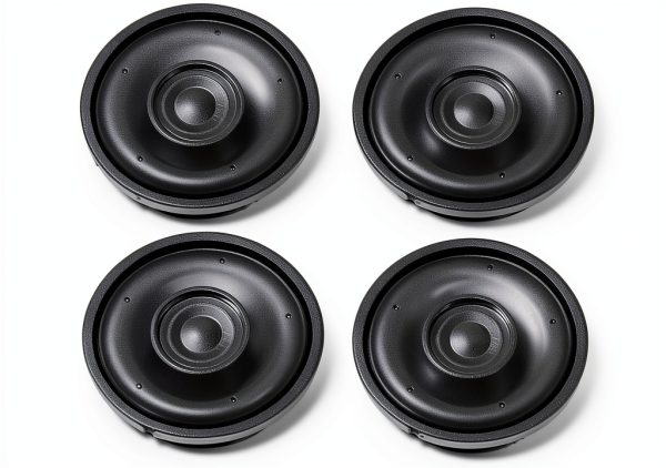 Computer Stereo Speakers uxcell 1.1in 4‑Piece Set-0