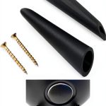 EMALPE Replacement Legs for Onyx Studio 1 & 2 Black Stable Base-0