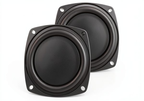 CCeCCe Bass Radiator 2 Pack 4‑Inch Subwoofer for DIY Speakers Black-0