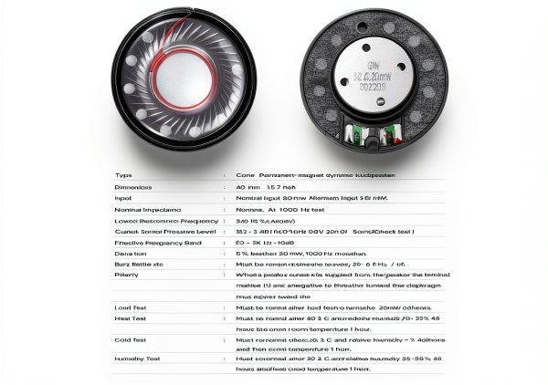 40mm Headphone Speaker Driver shengjiada 32ohm Retractable Over‑Ear-1