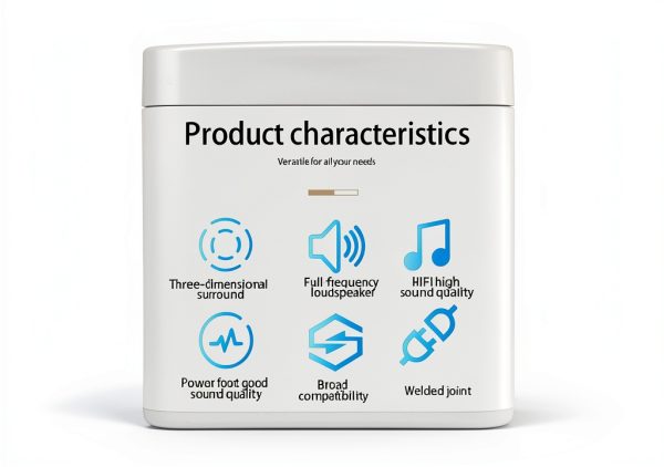 Bluetooth Home Speaker Esooho EK1949 Pair with Bass Boost-6
