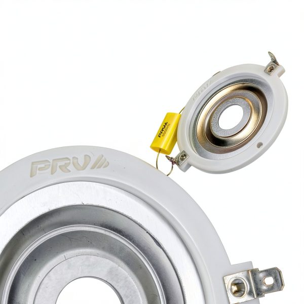 PRV Audio Titanium Coaxial Diaphragm RPTW700Ti 5in Silver Replacement-1