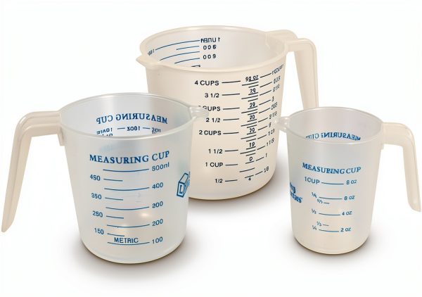 Learning Resources Liquid Measures Kit 3 Plastic Cups 8‑32 oz-3
