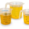 Learning Resources Liquid Measures Kit 3 Plastic Cups 8‑32 oz-2