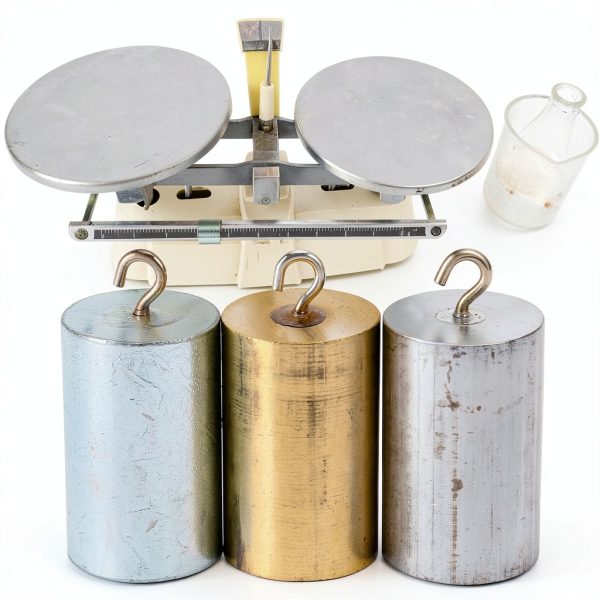 Metal Density Blocks Buachois Cylinder Set Copper Iron Aluminum-4