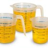 Learning Resources Liquid Measures Kit 3 Plastic Cups 8‑32 oz-0