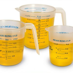 Learning Resources Liquid Measures Kit 3 Plastic Cups 8‑32 oz-0