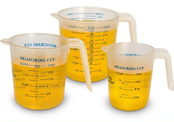 Learning Resources Liquid Measures Kit 3 Plastic Cups 8‑32 oz-0