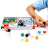 Molecular Model Kit 125-Piece Hidden Valley, Color‑Coded, Carrying-4
