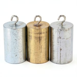 Metal Density Blocks Buachois Cylinder Set Copper Iron Aluminum-0