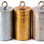 Metal Cylinders Set Tyenaza 3Pcs Copper Iron Aluminium Density Blocks-0