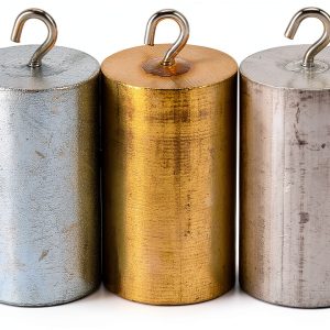 Metal Cylinders Set Tyenaza 3Pcs Copper Iron Aluminium Density Blocks-0
