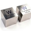 Tungsten Cube 1-inch - CAULYS Laboratory Target, Mirror Polished-0