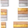 24Pcs Material Density Kits Pssopp Copper Aluminum Iron Wood Cubes-7