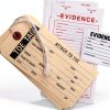Crime Scene Forensic Supply Kit Classroom – Evidence Bags Tape Labels-3