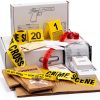 Crime Scene Forensic Supply Kit Classroom – Evidence Bags Tape Labels-0