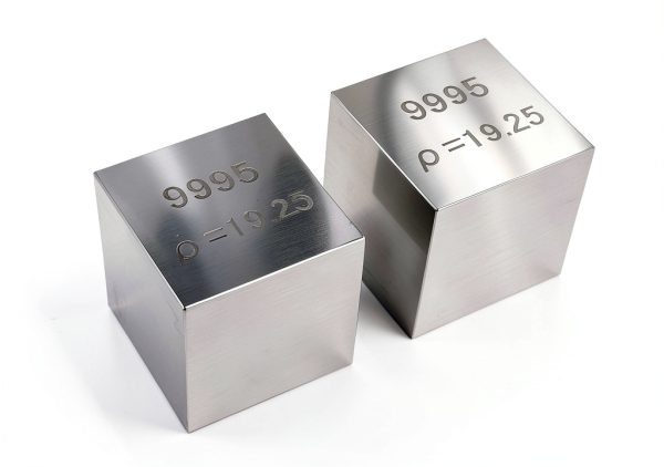 Tungsten Cube 1-inch - CAULYS Laboratory Target, Mirror Polished-4