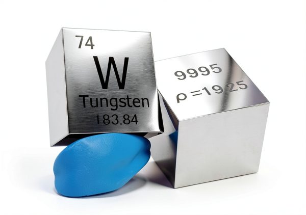 Tungsten Cube 1-inch - CAULYS Laboratory Target, Mirror Polished-1