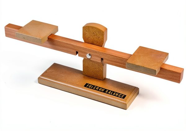 Eisco Labs Simple Machines Fulcrum Balance Wooden Measurement Kit-0