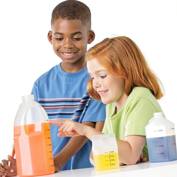 Learning Resources Gallon Measurement Set - 5 Pieces, Ages 6+ Kids Measurement Set, Math Supplies for Classroom and Homeschool, Teacher Supplies-4