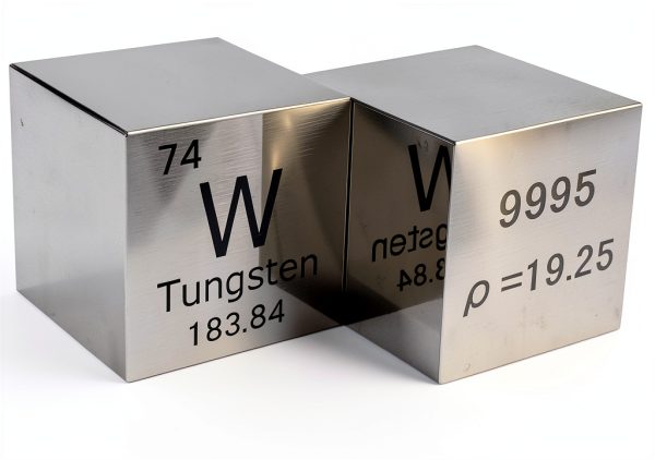 Tungsten Cube 1-inch - CAULYS Laboratory Target, Mirror Polished-3