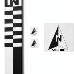 Archaeological North Arrow Set Forestry Suppliers Kit 25 cm-0