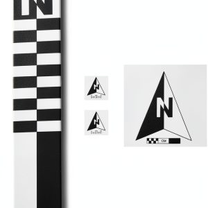 Archaeological North Arrow Set Forestry Suppliers Kit 25 cm-0