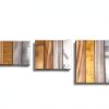 24Pcs Material Density Kits Pssopp Copper Aluminum Iron Wood Cubes-5
