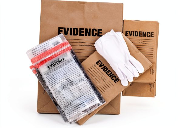 Crime Scene Forensic Supply Kit Classroom – Evidence Bags Tape Labels-1
